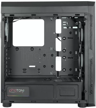 Photo de Boitier Moyen Tour ATX Chieftec Scorpion II GL-02B RGB avec panneaux vitrés (Noir)