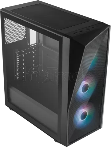 Photo de Boitier Moyen Tour ATX Cooler Master CMP 520 RGB avec panneau vitré (Noir)