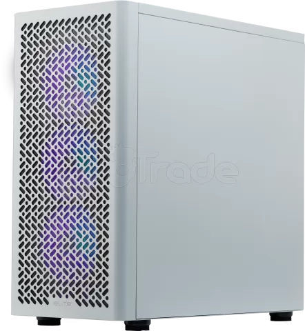 Photo de Boitier Moyen Tour ATX Cooler Master Elite 502 RGB avec panneau vitré (Blanc)