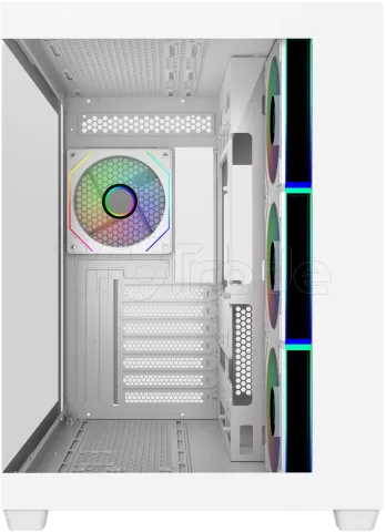 Photo de Boitier Moyen Tour ATX Cooler Master Elite 681 RGB avec panneaux vitrés (Blanc)