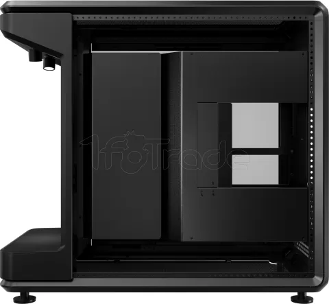 Photo de Boitier Moyen Tour ATX Cooler Master MasterFrame 360 Stage LCD avec panneaux vitrés (Noir)