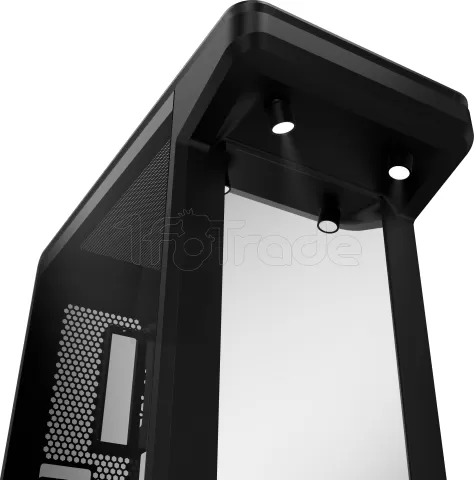 Photo de Boitier Moyen Tour ATX Cooler Master MasterFrame 360 Stage Mirror avec panneaux vitrés (Noir)
