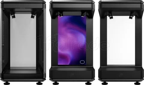 Photo de Boitier Moyen Tour ATX Cooler Master MasterFrame 360 Stage Mirror avec panneaux vitrés (Noir)