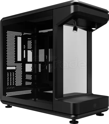 Photo de Boitier Moyen Tour ATX Cooler Master MasterFrame 360 Stage Mirror avec panneaux vitrés (Noir)