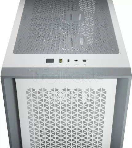 Photo de Boitier Moyen Tour ATX Corsair Frame 4000D RS RGB avec panneau vitré (Blanc)