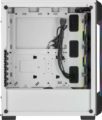 Photo de Boitier Moyen Tour ATX Corsair iCue 220T RGB avec panneaux vitrés (Blanc/Noir)