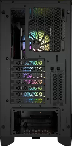 Photo de Boitier Moyen Tour ATX Corsair iCue 4000X RGB avec panneaux vitrés (Noir)