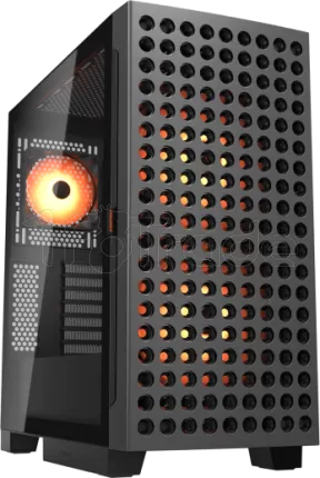 Photo de Boitier Moyen Tour ATX Cougar Airface ECO RGB avec panneaux vitrés (Noir)