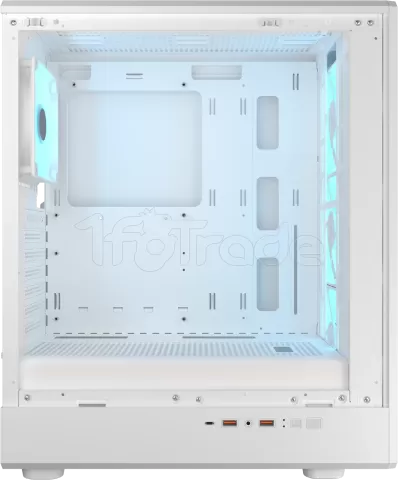 Photo de Boitier Moyen Tour ATX Cougar AirFace Pure Pro RGB avec panneaux vitrés (Blanc)
