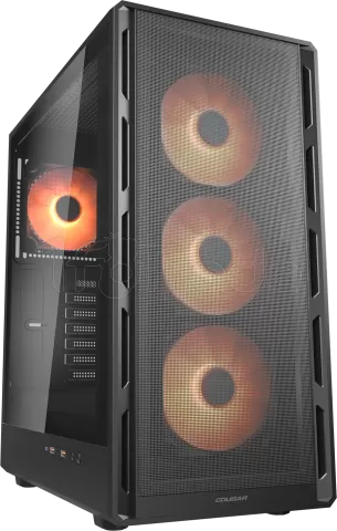 Photo de Boitier Moyen Tour ATX Cougar AirFace Pure Pro RGB avec panneaux vitrés (Noir)