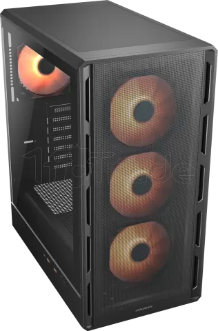 Photo de Boitier Moyen Tour ATX Cougar AirFace Pure Pro RGB avec panneaux vitrés (Noir)
