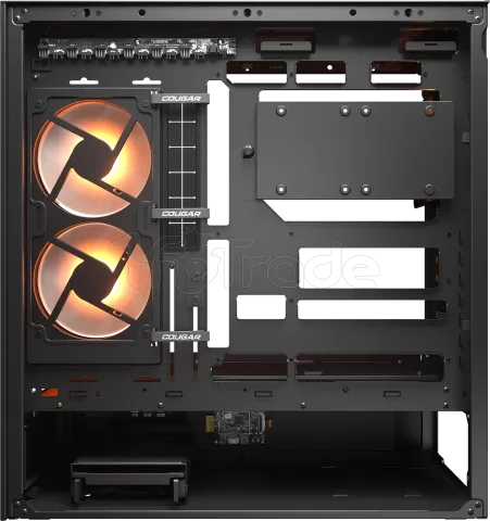 Photo de Boitier Moyen Tour ATX Cougar CFV235 Vision RGB avec panneaux vitrés (Noir)