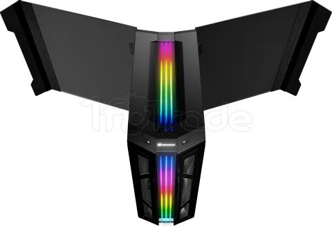 Photo de Boitier Moyen Tour ATX Cougar Gemini T Pro RGB avec panneaux vitrés (Noir)