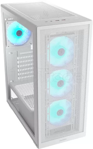 Photo de Boitier Moyen Tour ATX Cougar MX220 RGB avec panneau vitré (Blanc)