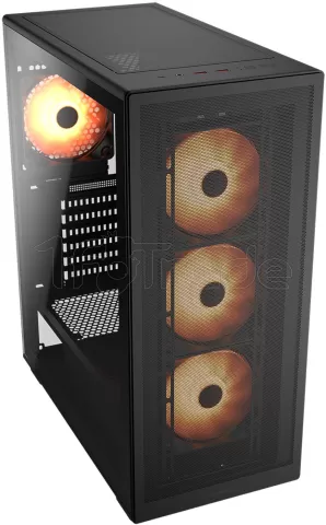 Photo de Boitier Moyen Tour ATX Cougar MX220 RGB avec panneau vitré (Noir)