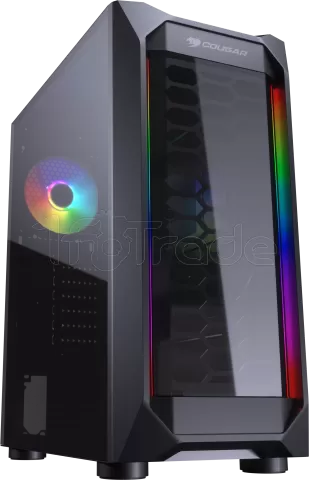 Boitier Moyen Tour ATX Cougar MX410 RGB avec panneaux vitrés (Noir) pour  professionnel, 1fotrade Grossiste informatique