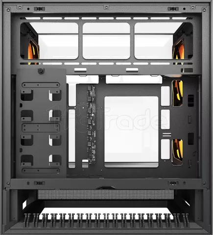 Photo de Boitier Moyen Tour ATX Cougar OmnyX RGB avec panneaux vitrés (Noir)