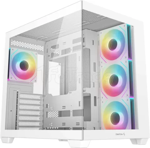 Photo de Boitier Moyen Tour ATX DeepCool CG530 4F avec panneaux vitrés (Blanc)