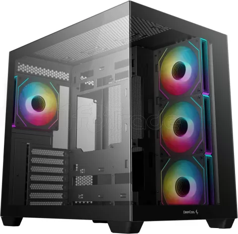 Photo de Boitier Moyen Tour ATX DeepCool CG530 4F avec panneaux vitrés (Noir)