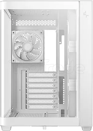 Photo de Boitier Moyen Tour ATX DeepCool CG530U 4F aRGB avec panneaux vitrés (Blanc)