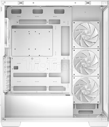 Photo de Boitier Moyen Tour ATX DeepCool CG580 4F RGB avec panneaux vitrés (Blanc)