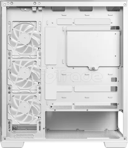 Photo de Boitier Moyen Tour ATX DeepCool CG580 4F RGB avec panneaux vitrés (Blanc)