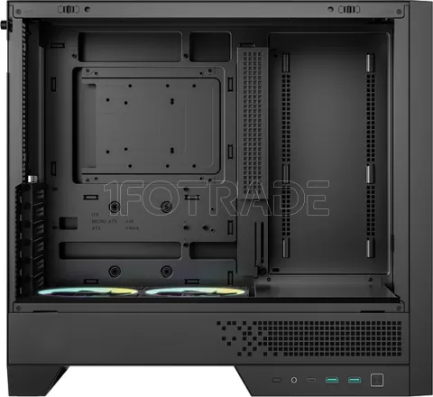 Photo de Boitier Moyen tour ATX DeepCool CL600 RGB avec panneau vitré (Noir)