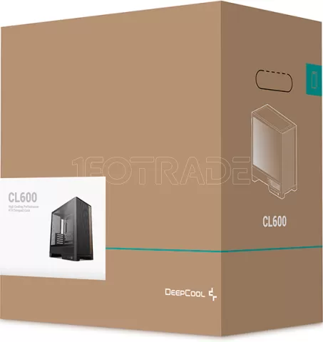 Photo de Boitier Moyen tour ATX DeepCool CL600 RGB avec panneau vitré (Noir)