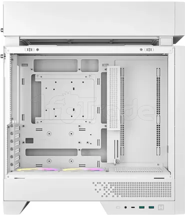 Photo de Boitier Moyen Tour ATX DeepCool CL660 RGB avec panneau vitré (Blanc)