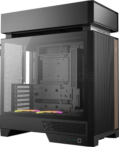 Photo de Boitier Moyen Tour ATX DeepCool CL660 RGB avec panneau vitré (Noir)