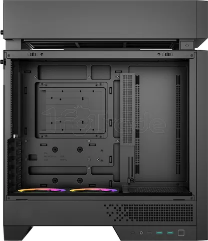 Photo de Boitier Moyen Tour ATX DeepCool CL660 RGB avec panneau vitré (Noir)