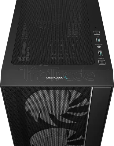 Photo de Boitier Moyen Tour ATX DeepCool Matrexx 55 Mesh V4 C RGB avec panneau vitré (Noir)