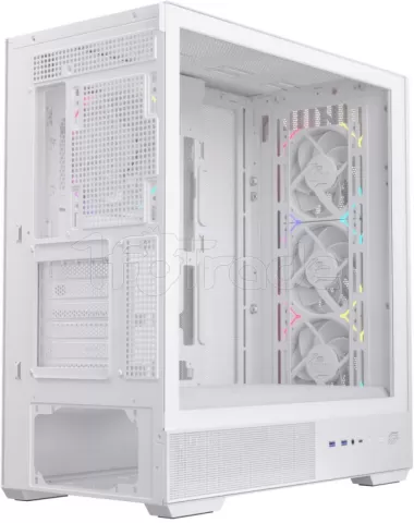 Photo de Boitier Moyen Tour ATX Einarex P800 RGB avec panneau vitré (Blanc)