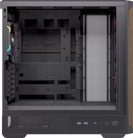 Photo de Boitier Moyen Tour ATX Einarex P800 RGB avec panneau vitré (Noir)