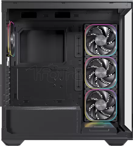 Photo de Boitier Moyen Tour ATX Einarex S700 RGB avec panneau vitré (Noir)