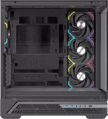 Photo de Boitier Moyen Tour ATX Einarex S800 RGB avec panneaux vitrés (Noir)