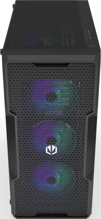 Photo de Boitier Moyen Tour ATX Endorfy Regnum 400 RGB avec panneau vitré (Noir)