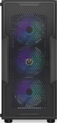 Photo de Boitier Moyen Tour ATX Endorfy Regnum 400 RGB avec panneau vitré (Noir)