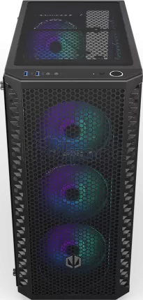 Photo de Boitier Moyen Tour ATX Endorfy Signum 300 RGB avec panneau vitré (Noir)
