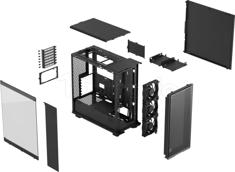 Photo de Boitier Moyen Tour ATX Fractal Design Epoch avec panneau vitré (Noir)