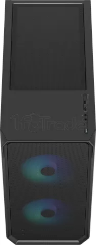 Photo de Boitier Moyen Tour ATX Fractal Design Focus 2 RGB avec panneau vitré (Noir)