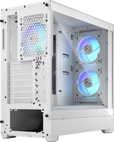 Photo de Boitier Moyen Tour ATX Fractal Design Pop Air RGB avec panneau vitré (Blanc)