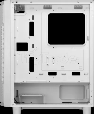 Photo de Boitier Moyen Tour ATX Gamdias Athena M6 Lite RGB avec panneaux vitrés (Blanc)