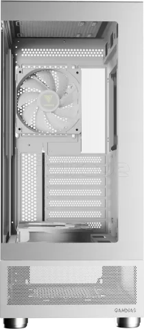 Photo de Boitier Moyen Tour ATX Gamdias Atlas E1 RGB avec panneaux vitrés (Blanc)