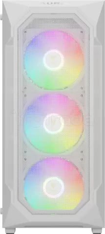 Photo de Boitier Moyen Tour ATX Gamdias Aura GC1 Elite RGB avec panneau vitré (Blanc)