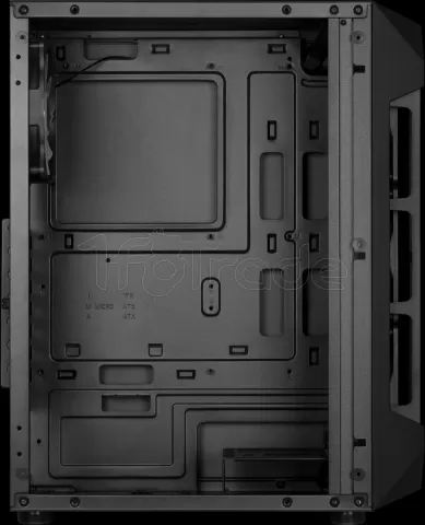 Photo de Boitier Moyen Tour ATX Gamdias Aura GC1 RGB avec panneaux vitrés (Noir)