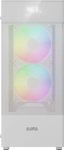 Photo de Boitier Moyen Tour ATX Gamdias Aura GC5 Elite RGB avec panneau vitré (Blanc)
