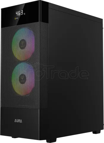 Photo de Boitier Moyen Tour ATX Gamdias Aura GC5 Elite RGB avec panneau vitré (Noir)