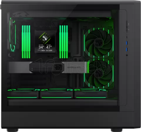 Photo de Boitier Moyen Tour ATX Gamemax Claw 460 avec panneau vitré (Noir)