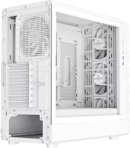 Photo de Boitier Moyen Tour ATX Gamemax Claw 460 Wood avec panneau vitré (Blanc)